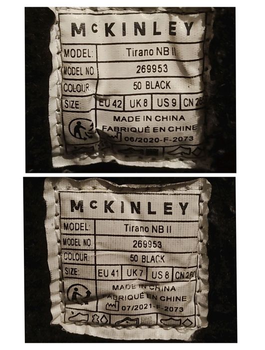 41 та 42 розміри, McKinley, зимові черевики, оригінал.