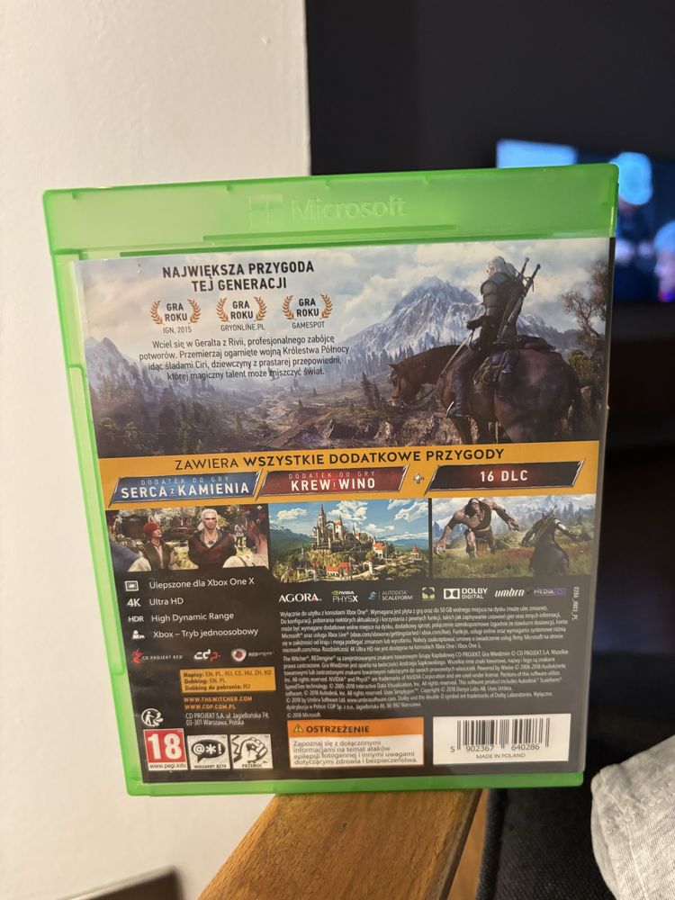 Wiedźmin 3 Dziki Gon Game of the Year Edition XBOX ONE