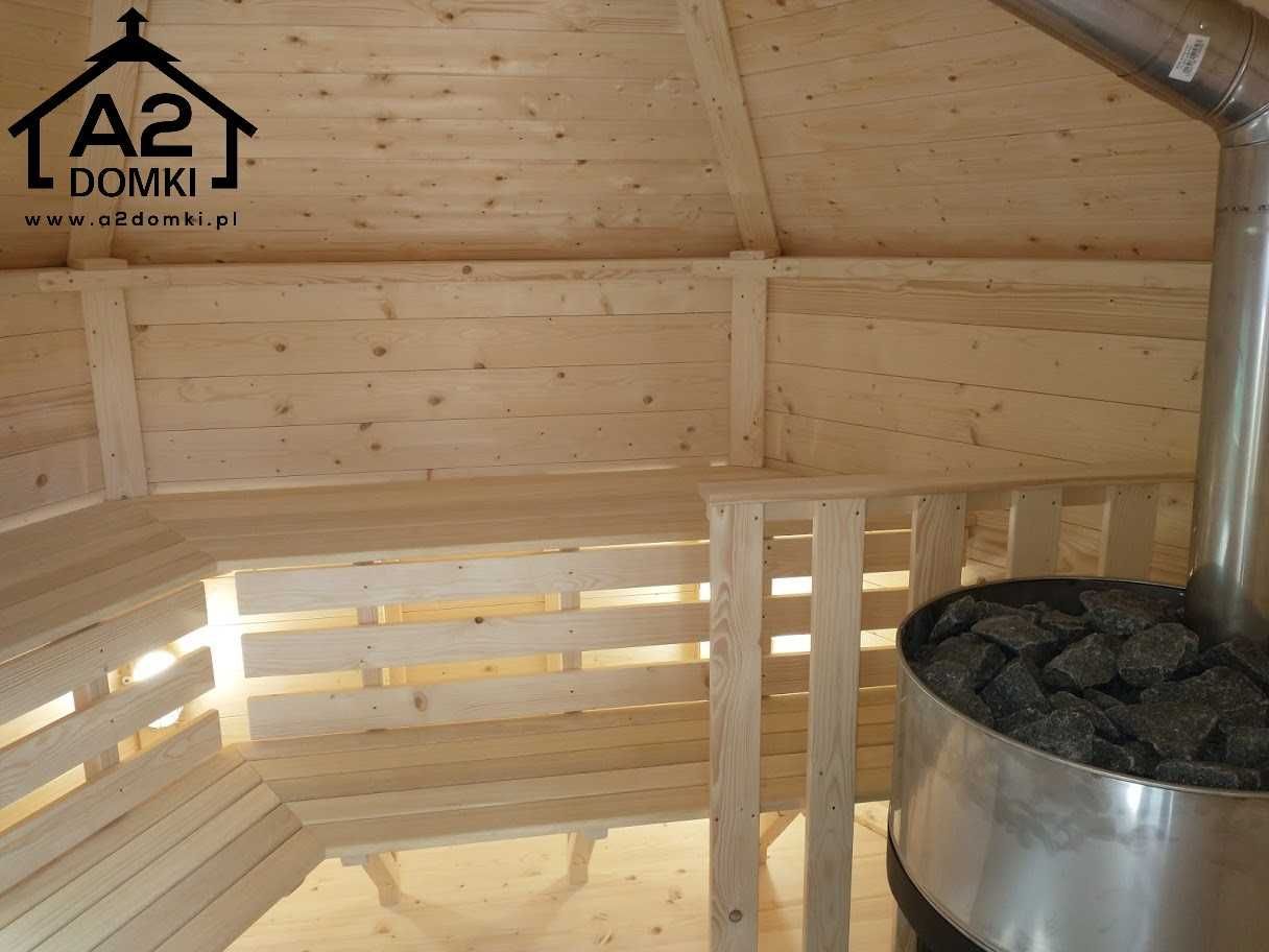 Sauna 7m2 ruska bania sauna fińska ogrodowa