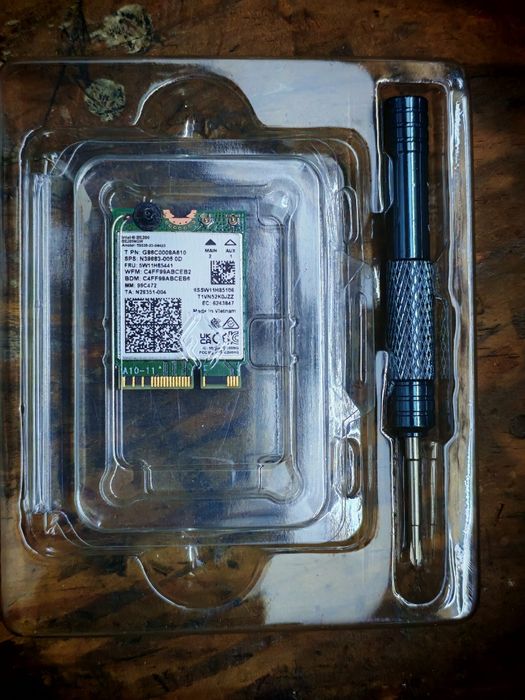 Cartão WiFi 7 novo, nunca utilizado