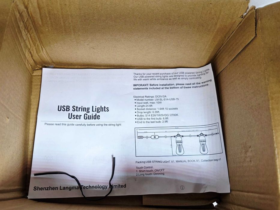 Girlanda świetlna USB LED – klimatyczne oświetlenie do domu