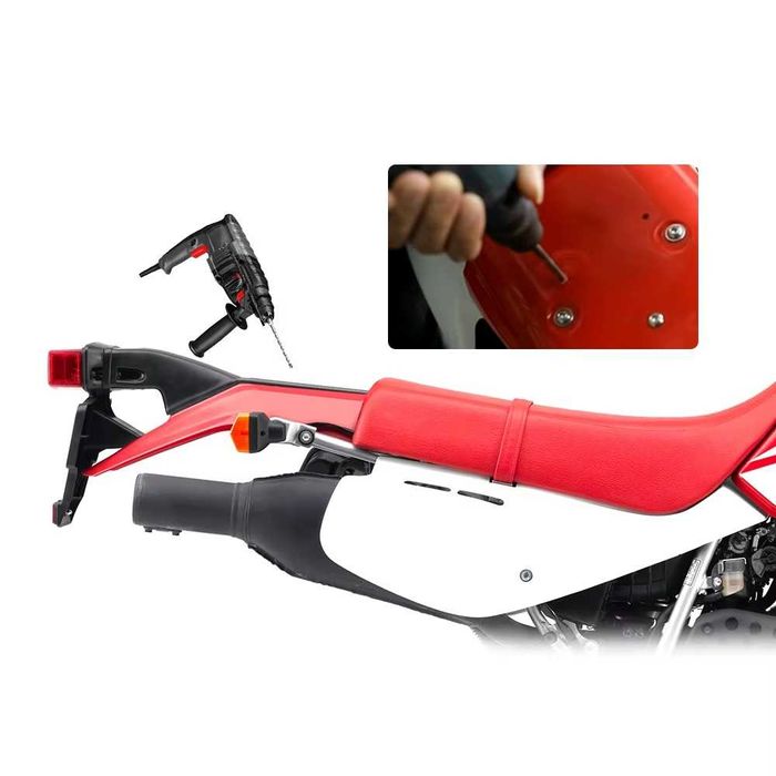 Narzędziówka motocyklowa enduro na tylny błotnik Honda XR 125-650