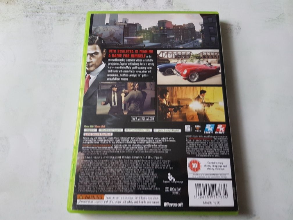 Mafia II 2 Xbox 360 Mapa 3xAng