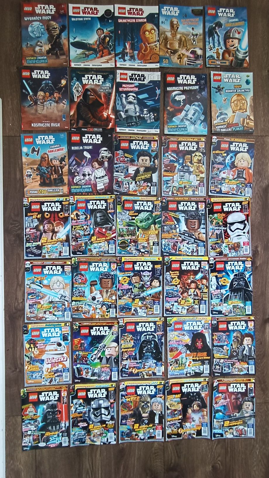Gazetki czasopisma Lego Star Wars 35 sztuk