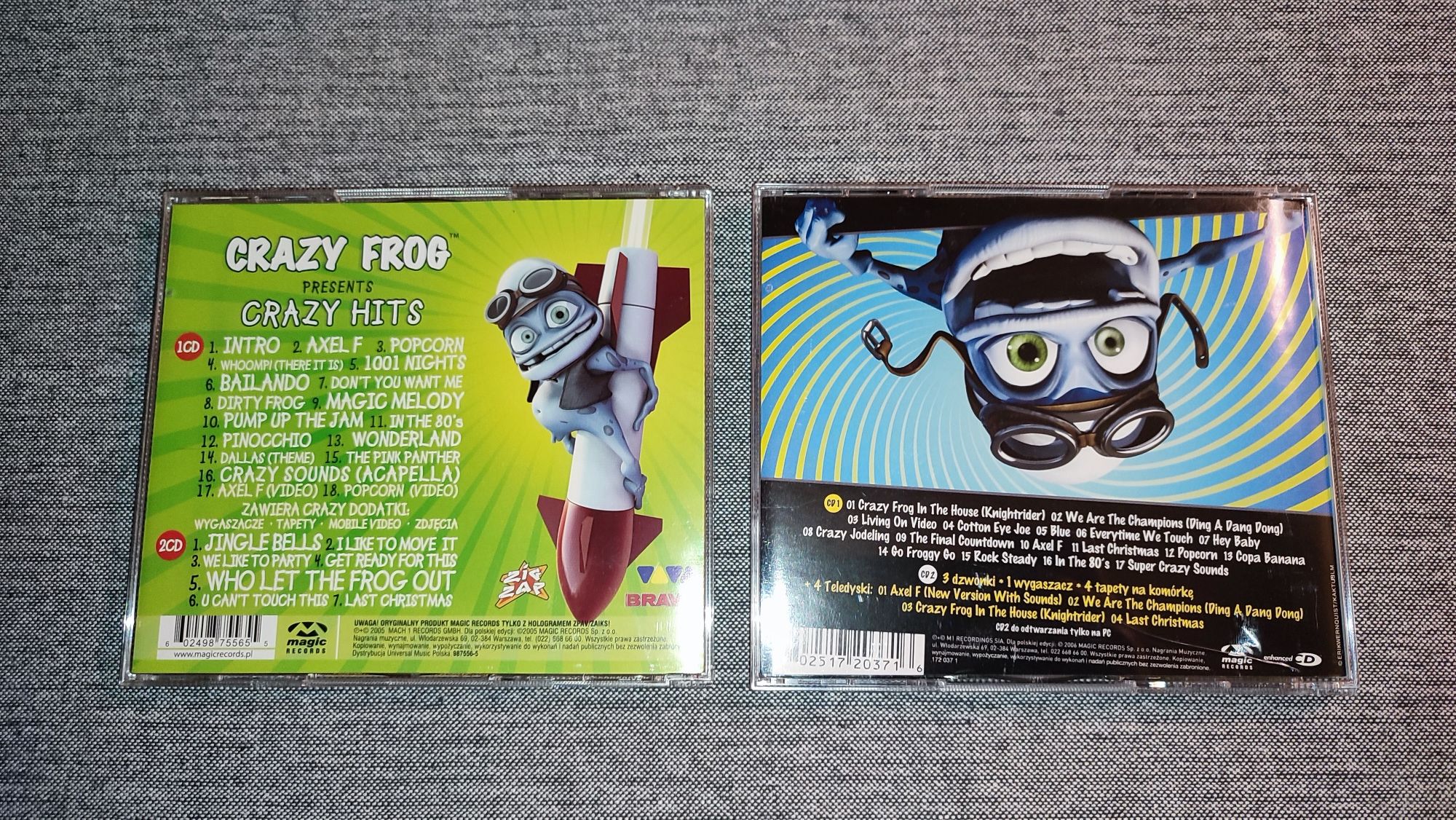 CD Płyta Płyty Crazy Frog Crazy Hits Platinium... i More Crazy Hits