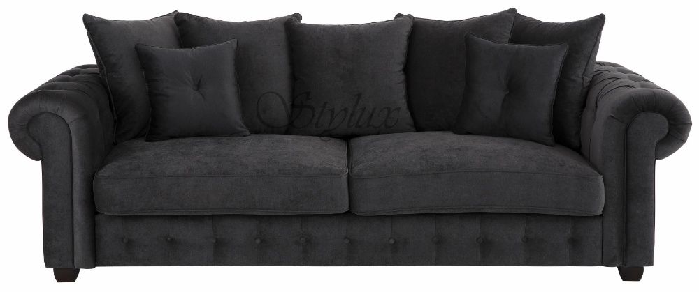 Sofa 3 CHESTERFIELD "York" Stylowa kanapa z funkcją spania - PRODUCENT