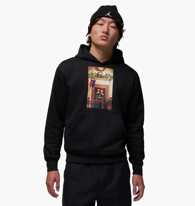 чоловіча кофта Jordan Jm Chimney Flc Po Black (HQ5654-010) M,L