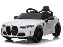 Auto na akumulator Autko dla dziecka BMW M4 Białe Samochód Pojazd RATY