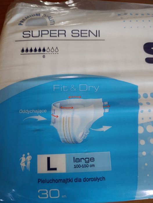 Pieluchomajtki dla dorosłych, rozmiar L