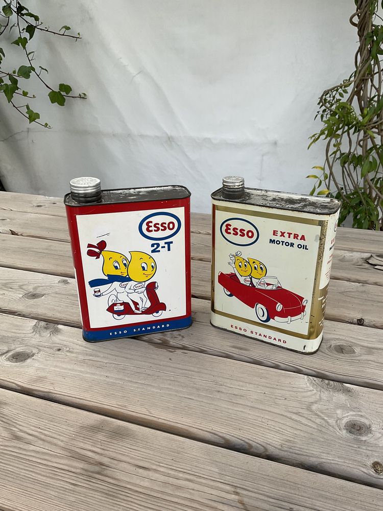 Latas oleo esso vintage