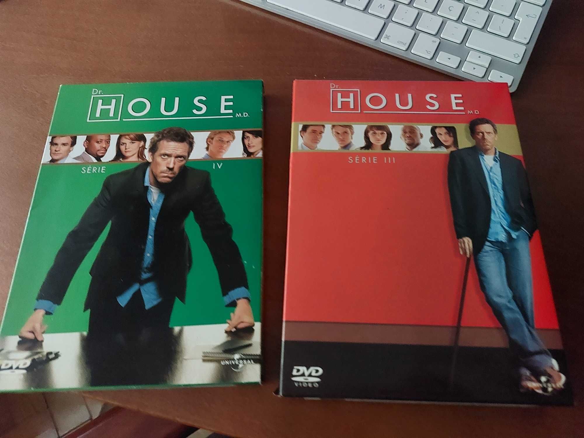 Dr House em DVD originais temporadas 3 e 4 (portes de envio incluídos)