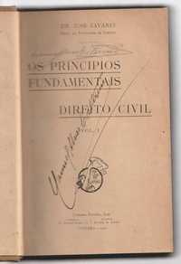 Os princípios fundamentais do Direito Civil-José Tavares-Coimbra