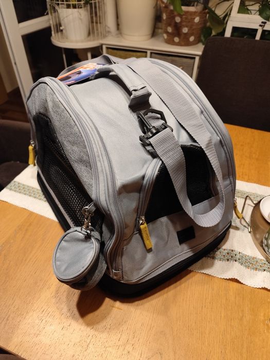 Praktyczna torba transporter Nobby dla małych psów i kotów 46x32x30 cm