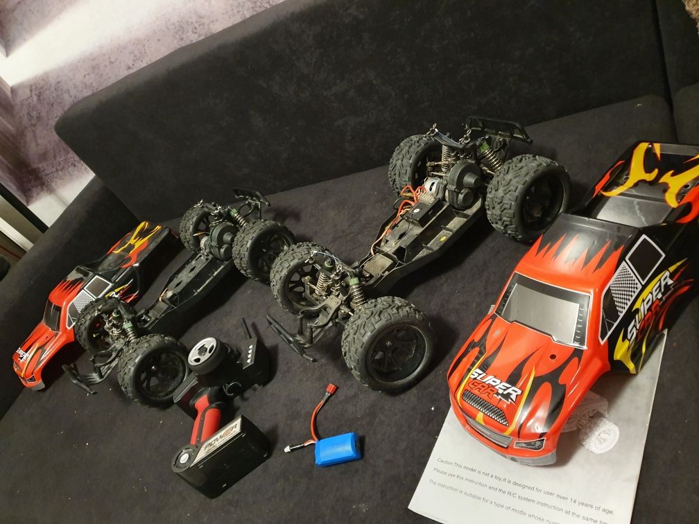 Monster Truck 1:10 2szt Wltoys L313 do serwisu części model Rc wl toys