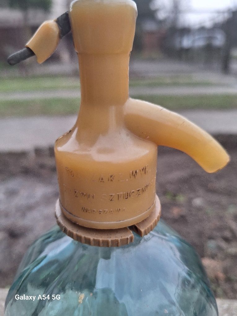 Szklany syfon PRL