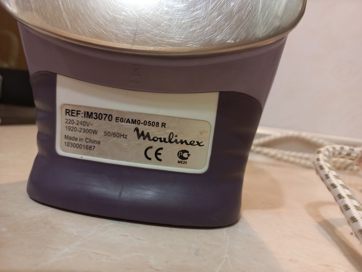 Утюг Moulinex brio 70 б/у состояние на 5