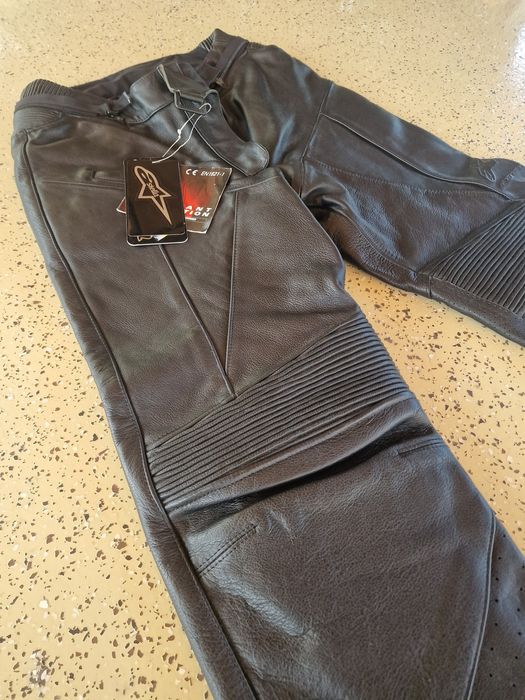 Alpinestars spodnie motocyklowe damskie skórzane 48