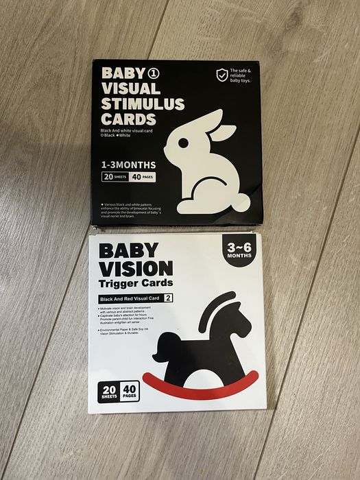 Набір карток для візуальної стимуляції немовлят
