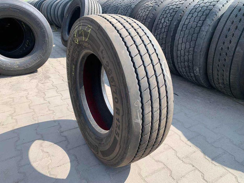 Opona używana przód 265/70R17.5 CONTINENTAL CONTI HYBRID LS3 / 9-10mm