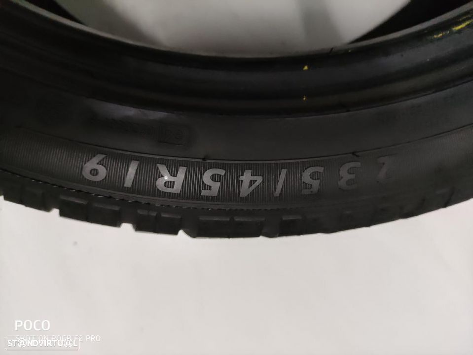 2 pneus semi novos 235-45r19 dunlop - oferta dos portes