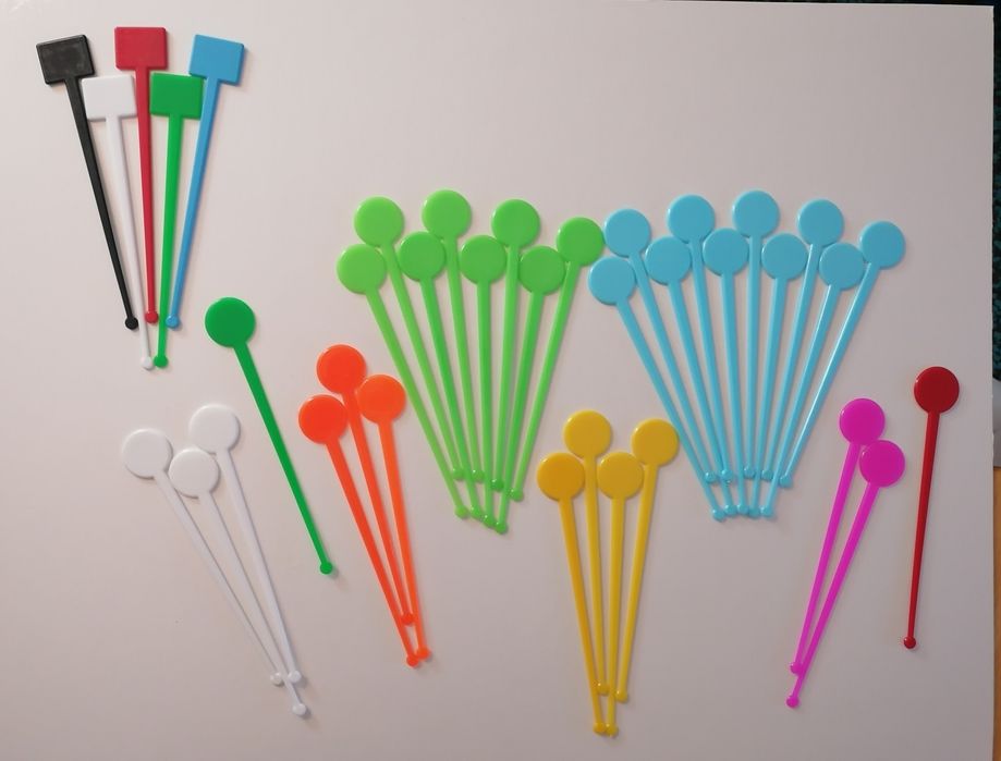 Mixers em plástico para bebidas 0,50