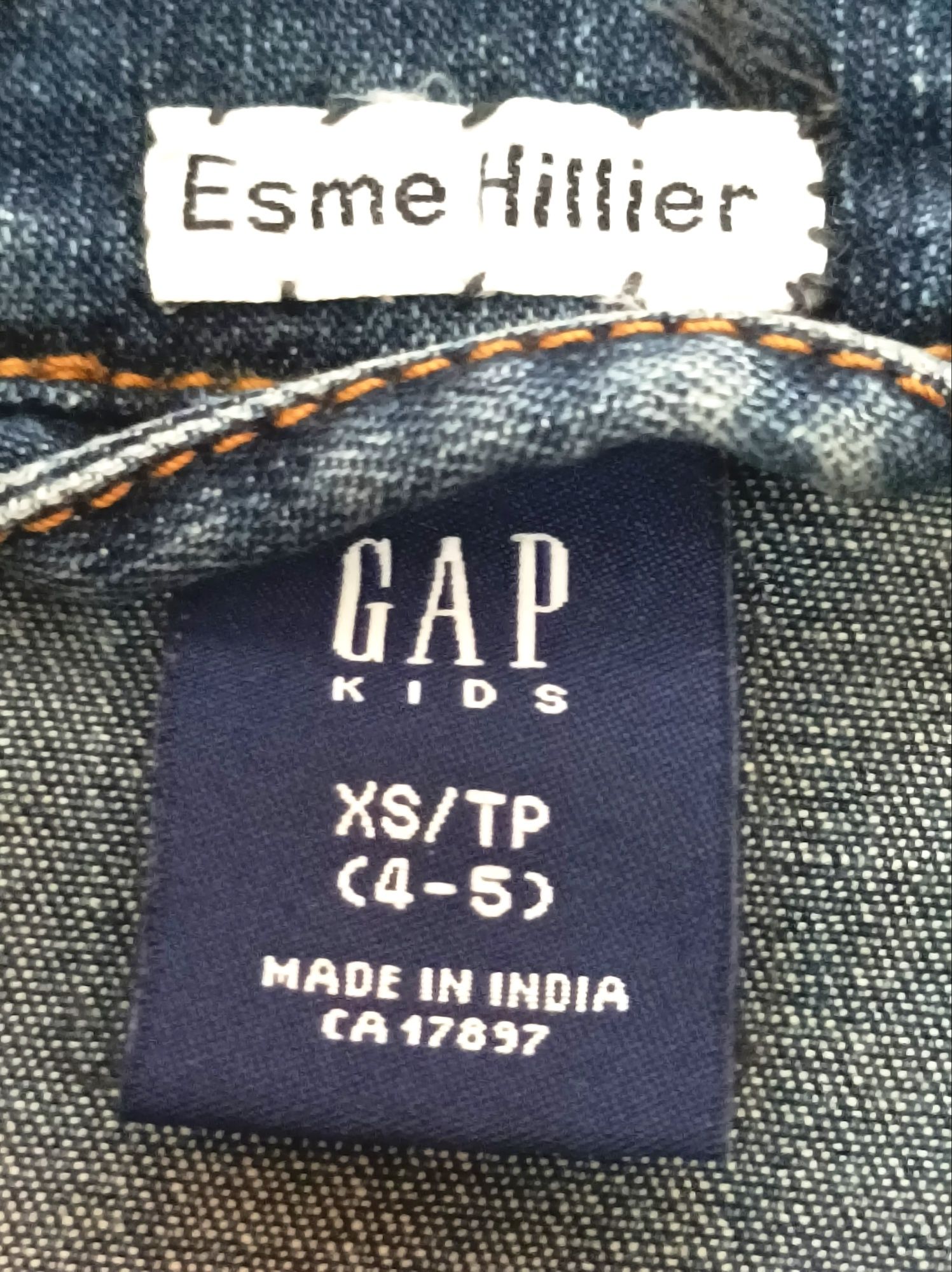 Casaco de ganga para Menina marca GAP (4-5 anos)