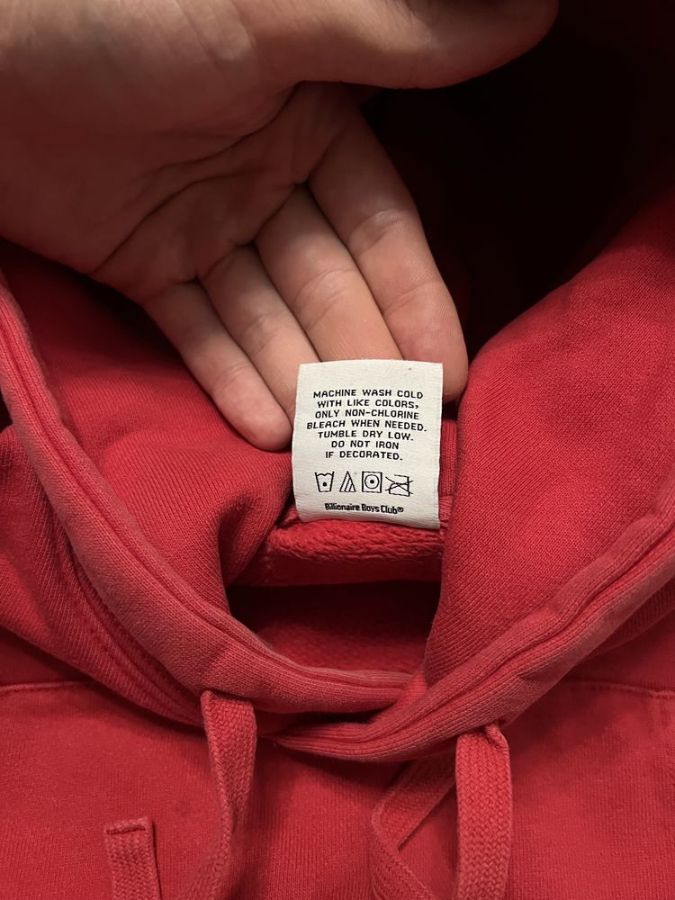 Худі кофта Billionaire Boys Club Big Logo Hoodie Red S BBC
