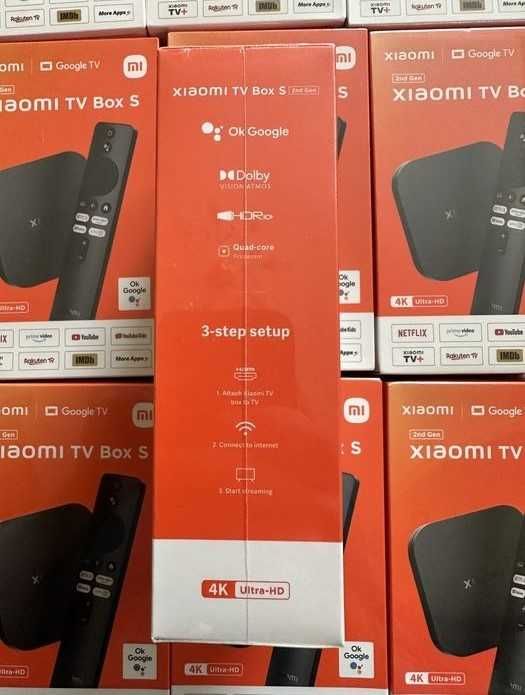 SmartTV Xiaomi Mi Box S 4K 2nd Gen 4K MDZ-28-AA Медіаплеєр 2023