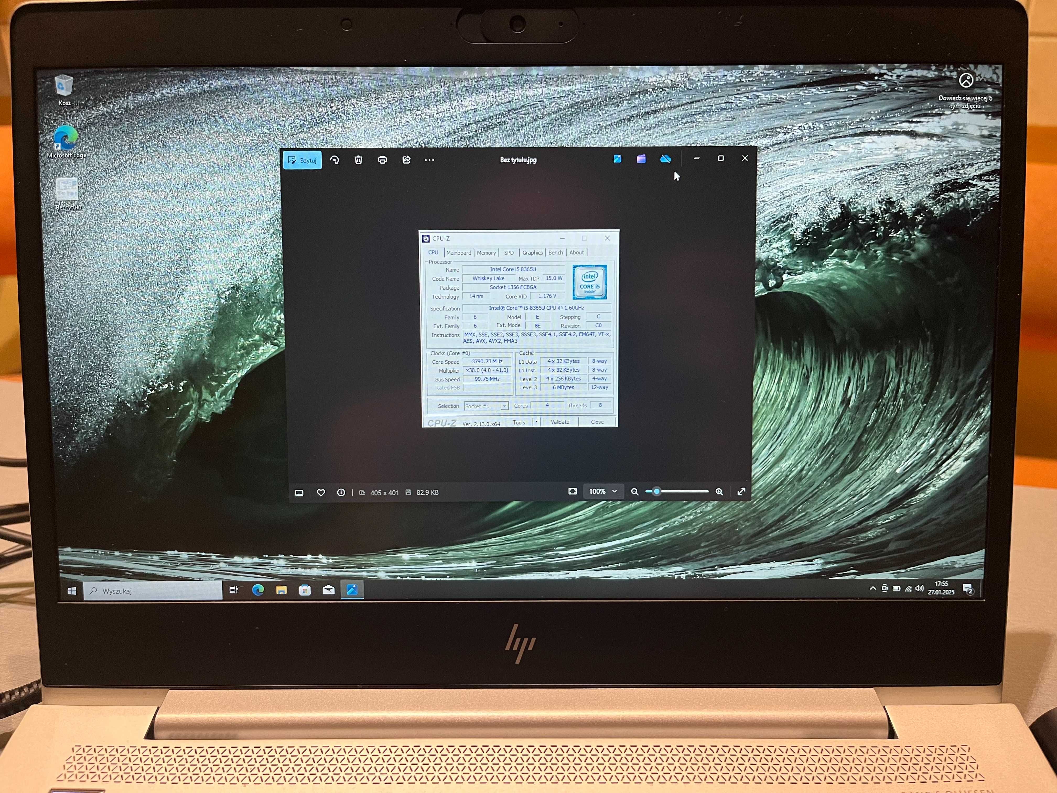 HP EliteBook 830 G6 i5-8365u 8GB RAM nowa bateria nowa stacja dokująca