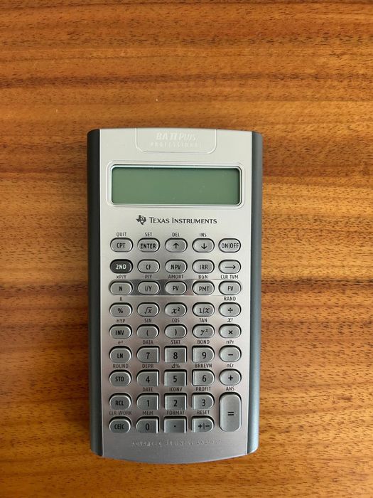 Texas BA II plus PROFESSIONAL