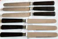 6 facas antigas suíças Forestier com caixa.
