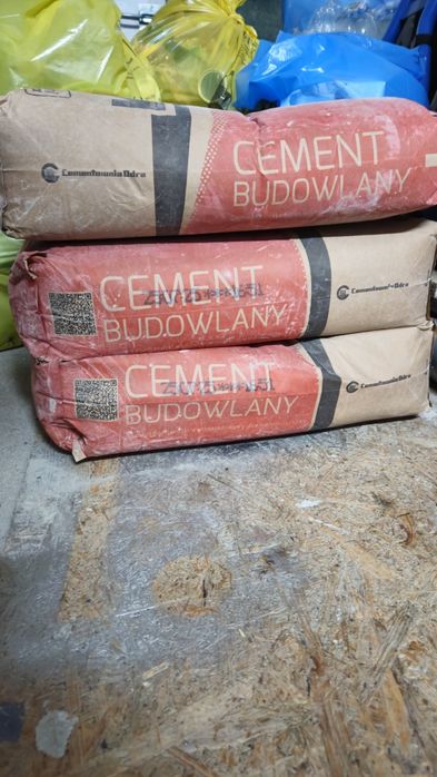 Cement 25kg. Trzy worki