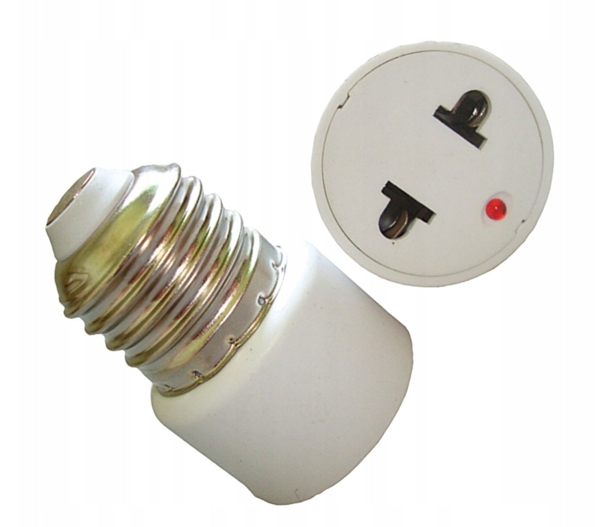 Przejściówka E27/gniazdo, złodziejka, adapter.