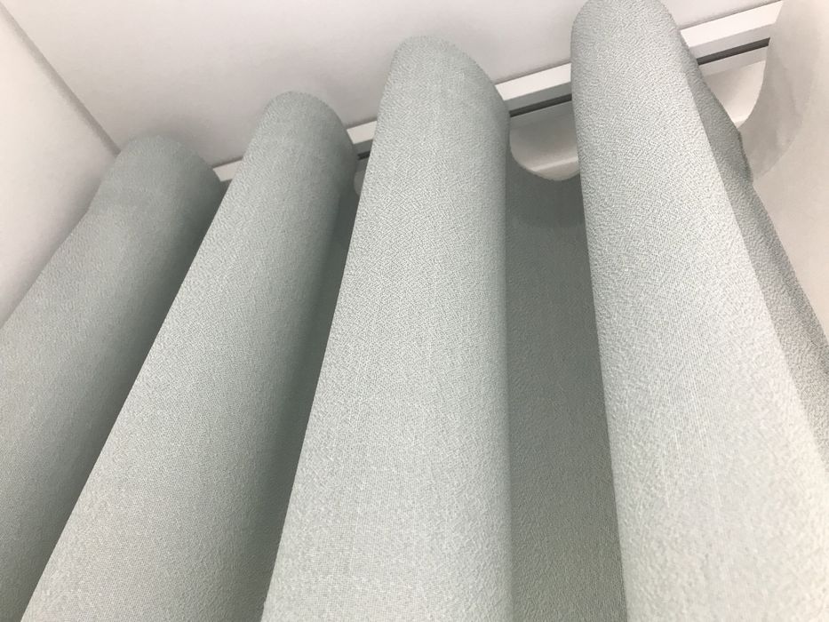 Cortinados Verde Água. Veja os outros dos meus anúncios.