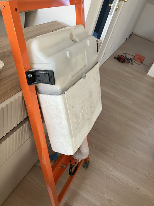 Zestaw wc do zabudowy, syfon