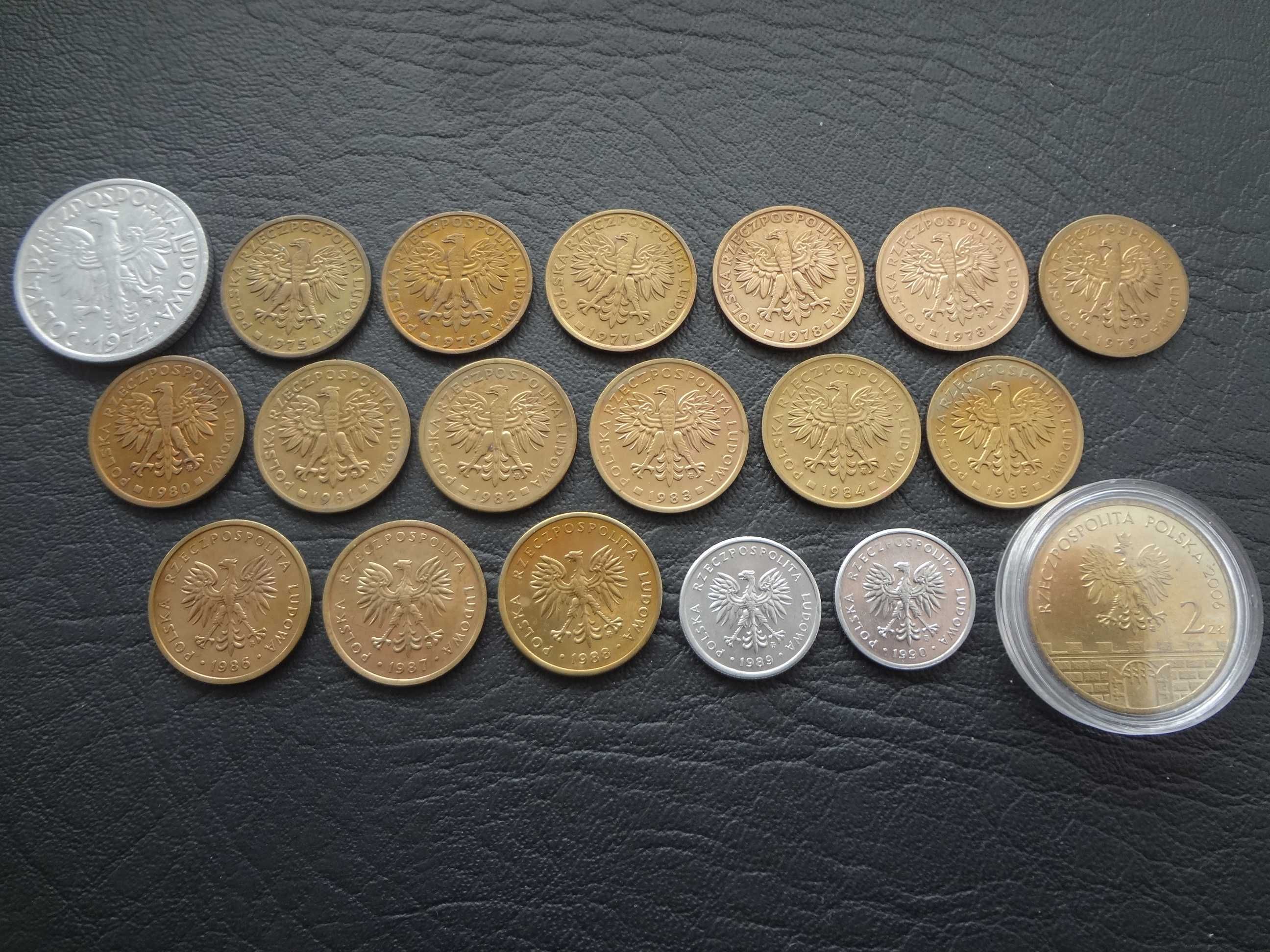 2 zł. 1974 - 1990 r. komplet