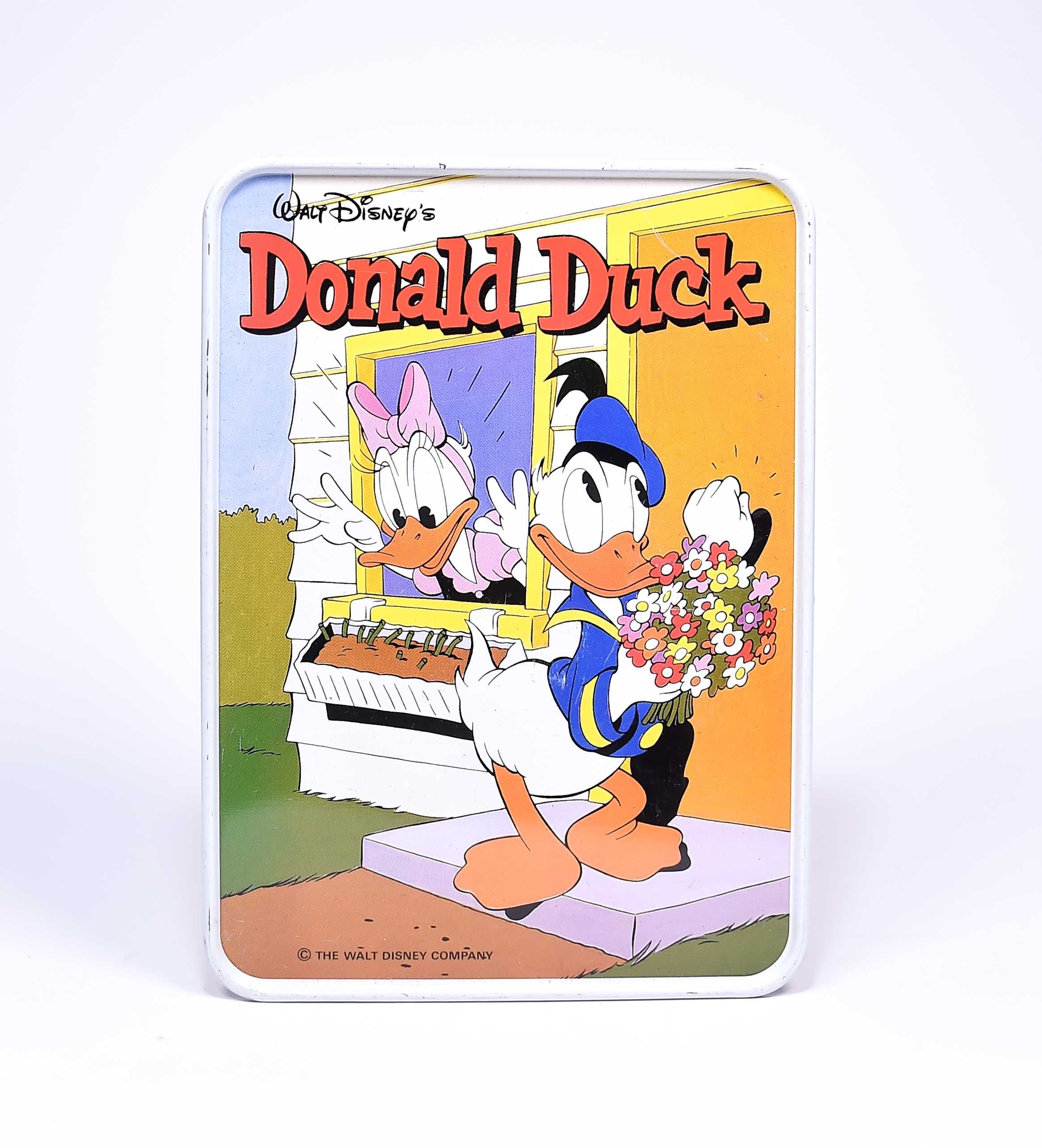 Metalowa Widokówka Pocztówka Donald Duck 12x17