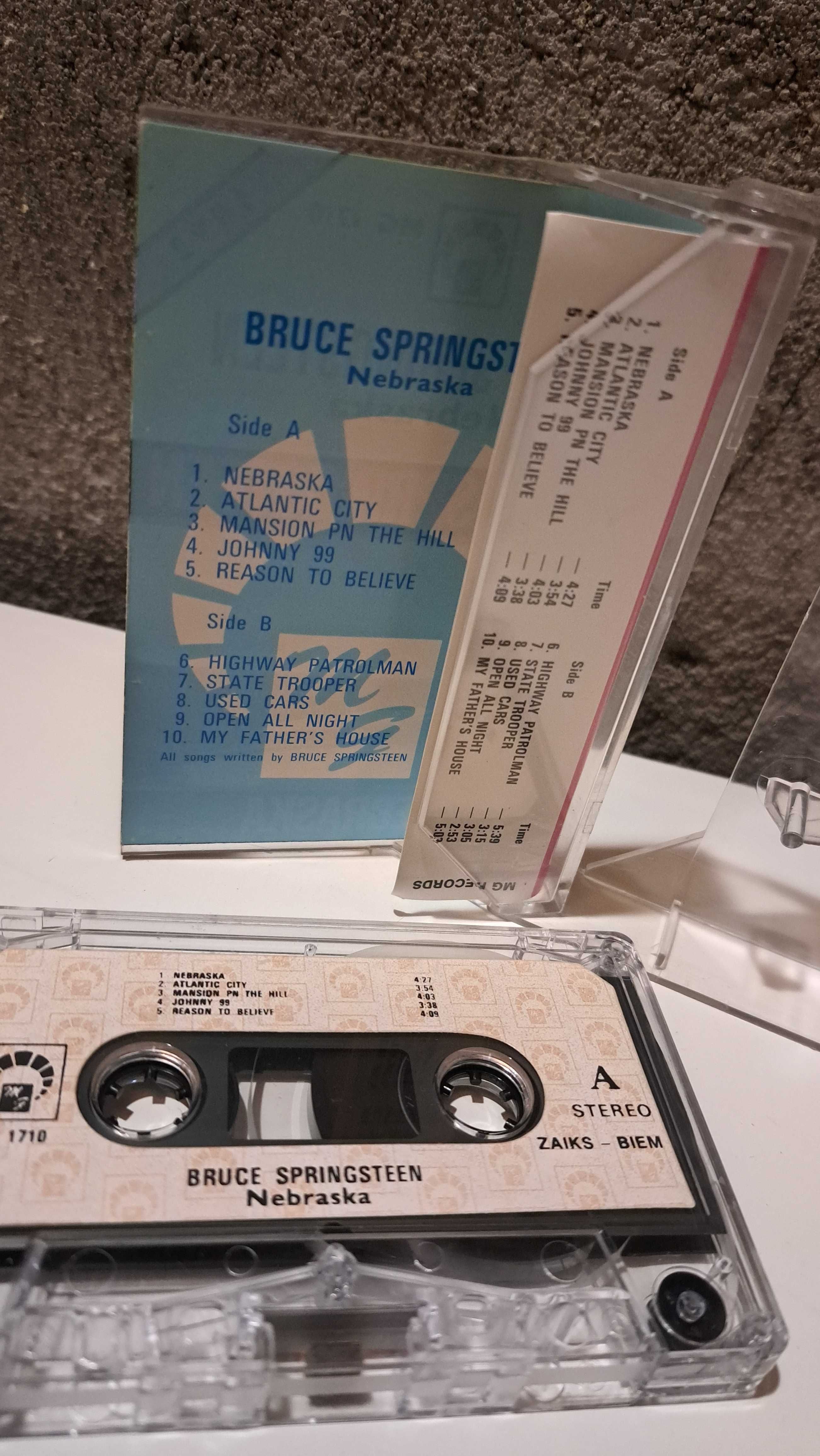 Bruce Springsteen NEBRASKA kaseta audio POLECAM