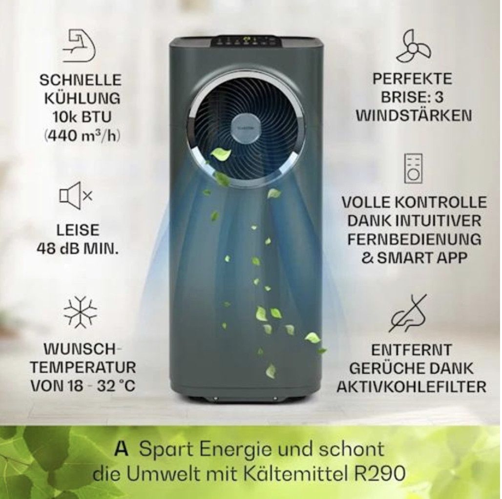 Мобільний кондиціонер KLARSTEIN Kraftwerk Smart 10K 3-в-1