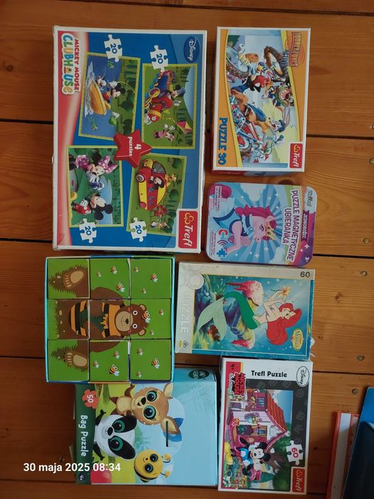 Puzzle  ukladanki zabawki