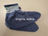 Skarpetki, wkładki do butów. Wełna plus angora.