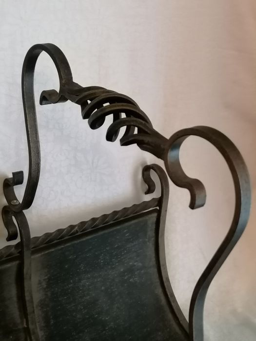 Cesta para lenha ferro forjado
