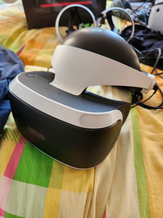 PS VR komplet + pad PS4 + 8 gier VR + PS Move