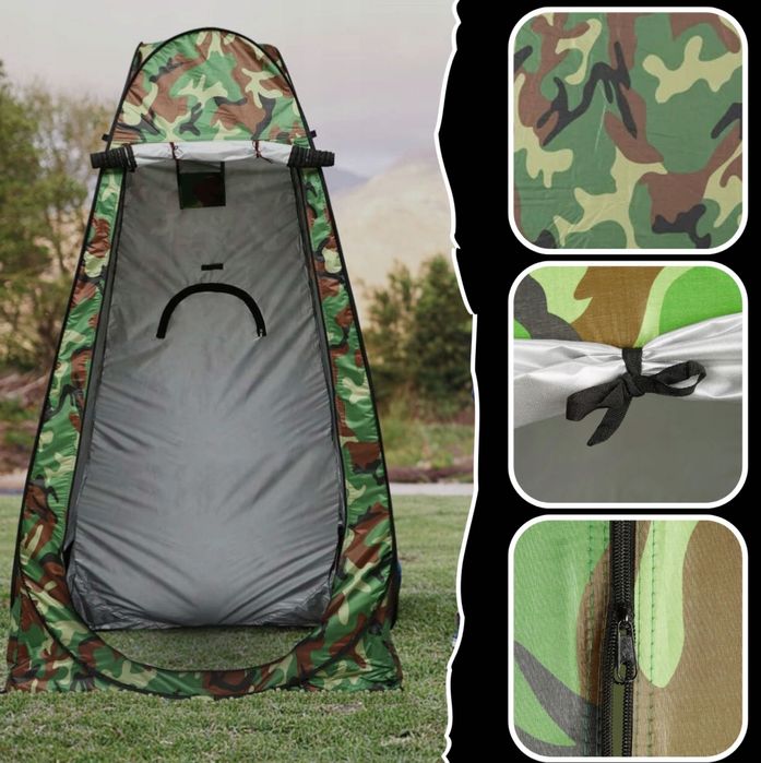 Namiot Plażowy Prysznic Turystyczny Toaleta Przebieralnia Przenośna WC