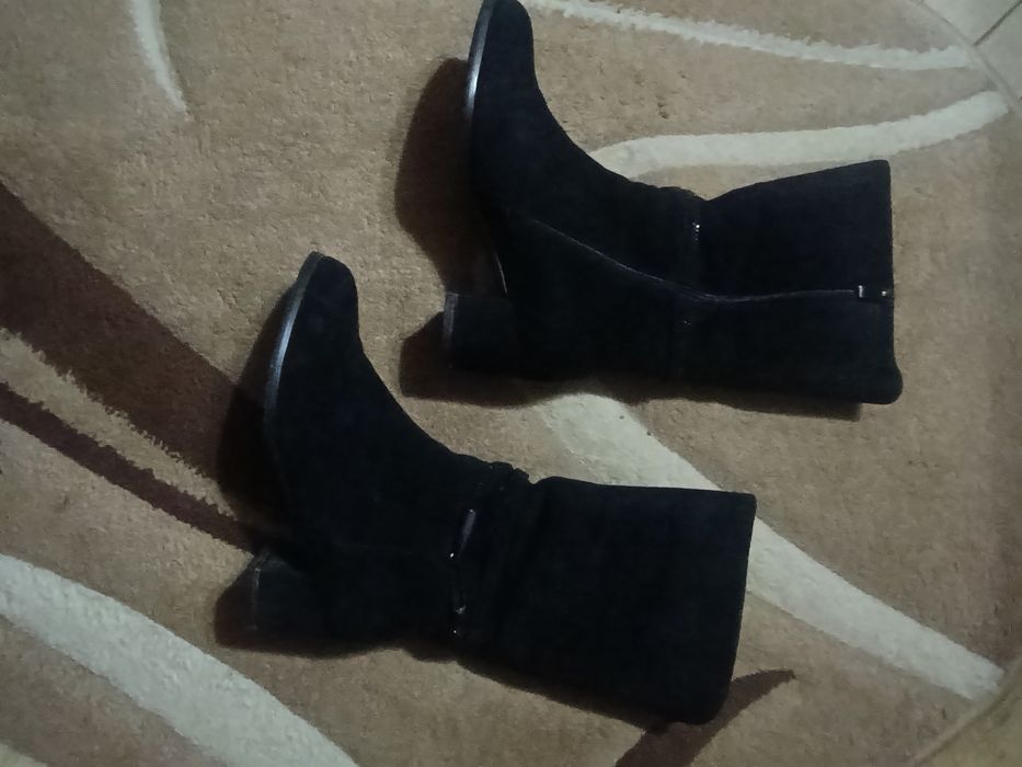 Чоботи замша 38 повномірний