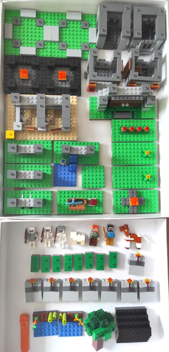 НЕ ЗНАЙТИ! 4 в 1 Конструктор lego Minecraft 21127 лего Майнкрафт 1000д