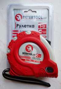 Рулетка 8м м Intertool