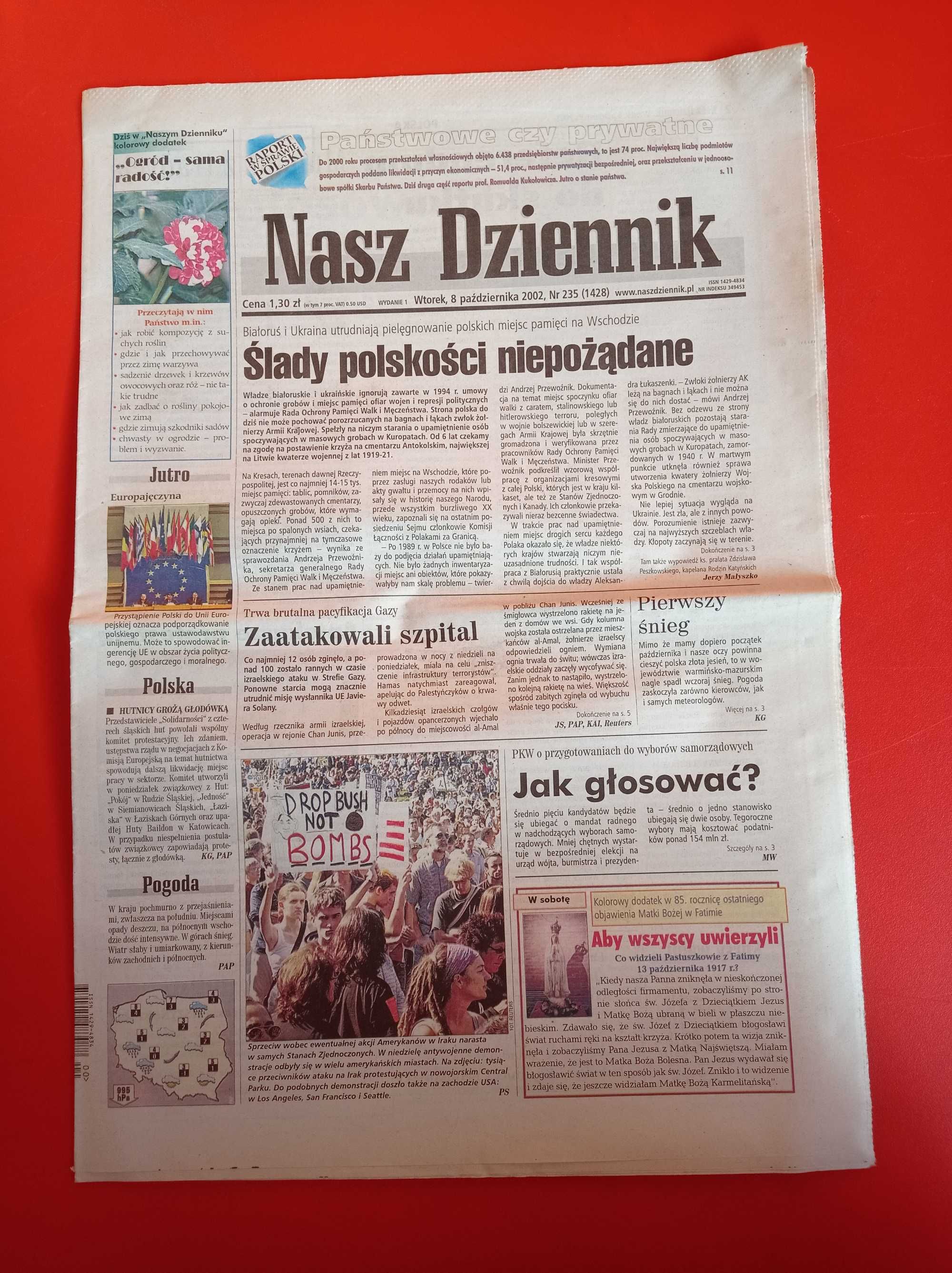 Nasz Dziennik, nr 235/2002, 8 października 2002