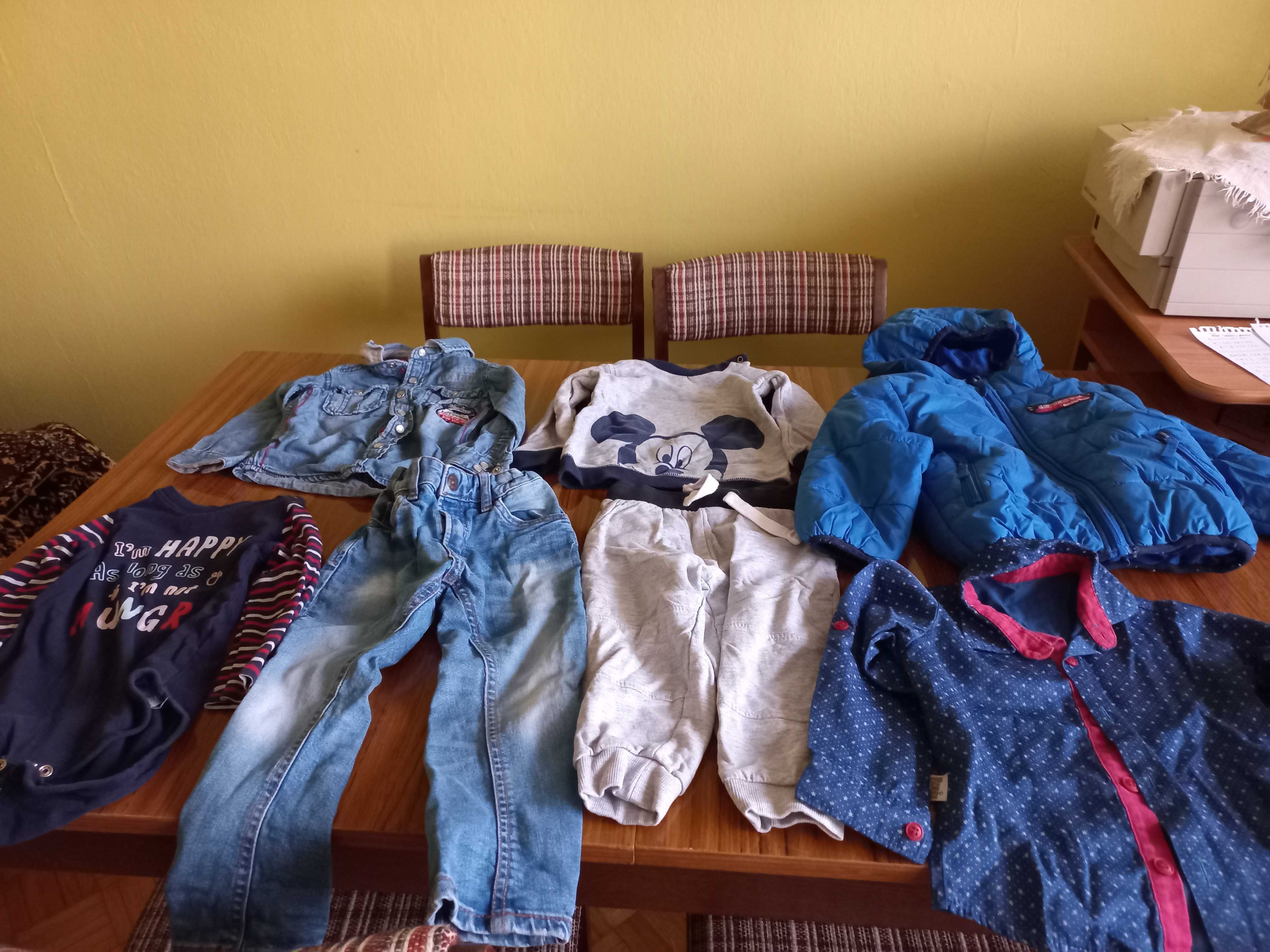 Ubranka dla dzieci - paczka rozmiar 92 - chłopiec + gratisy (C-12)