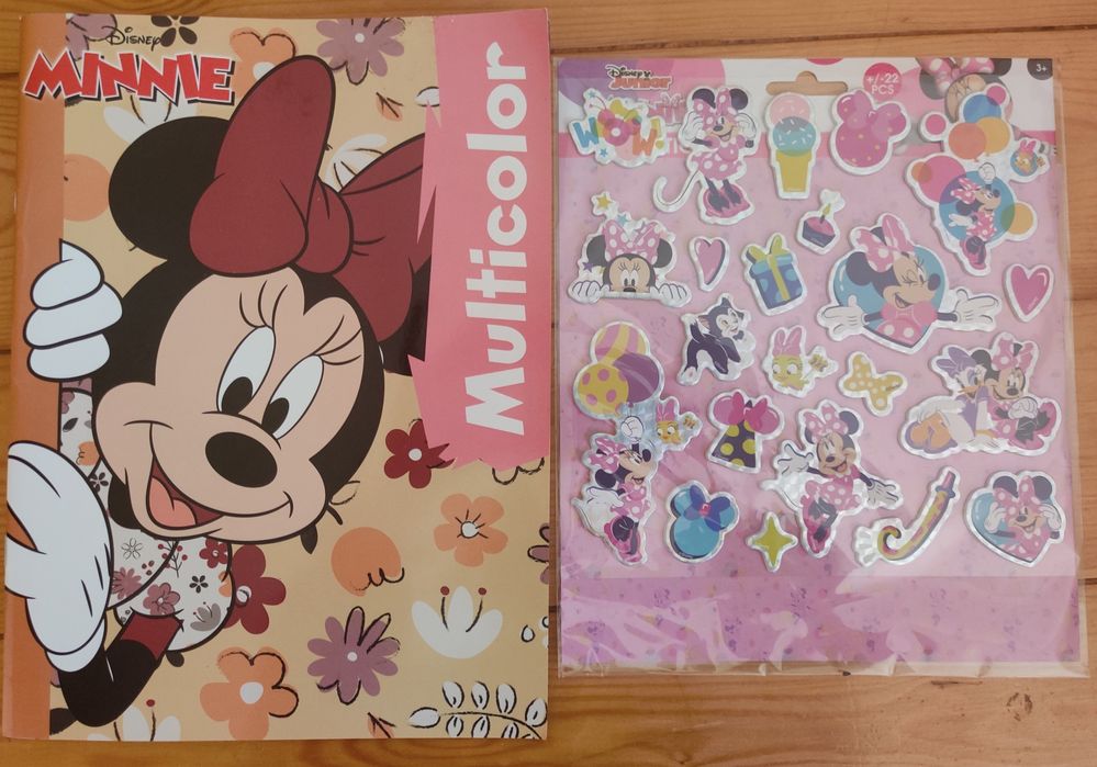 Myszka Miki kolorowanka, baklejki